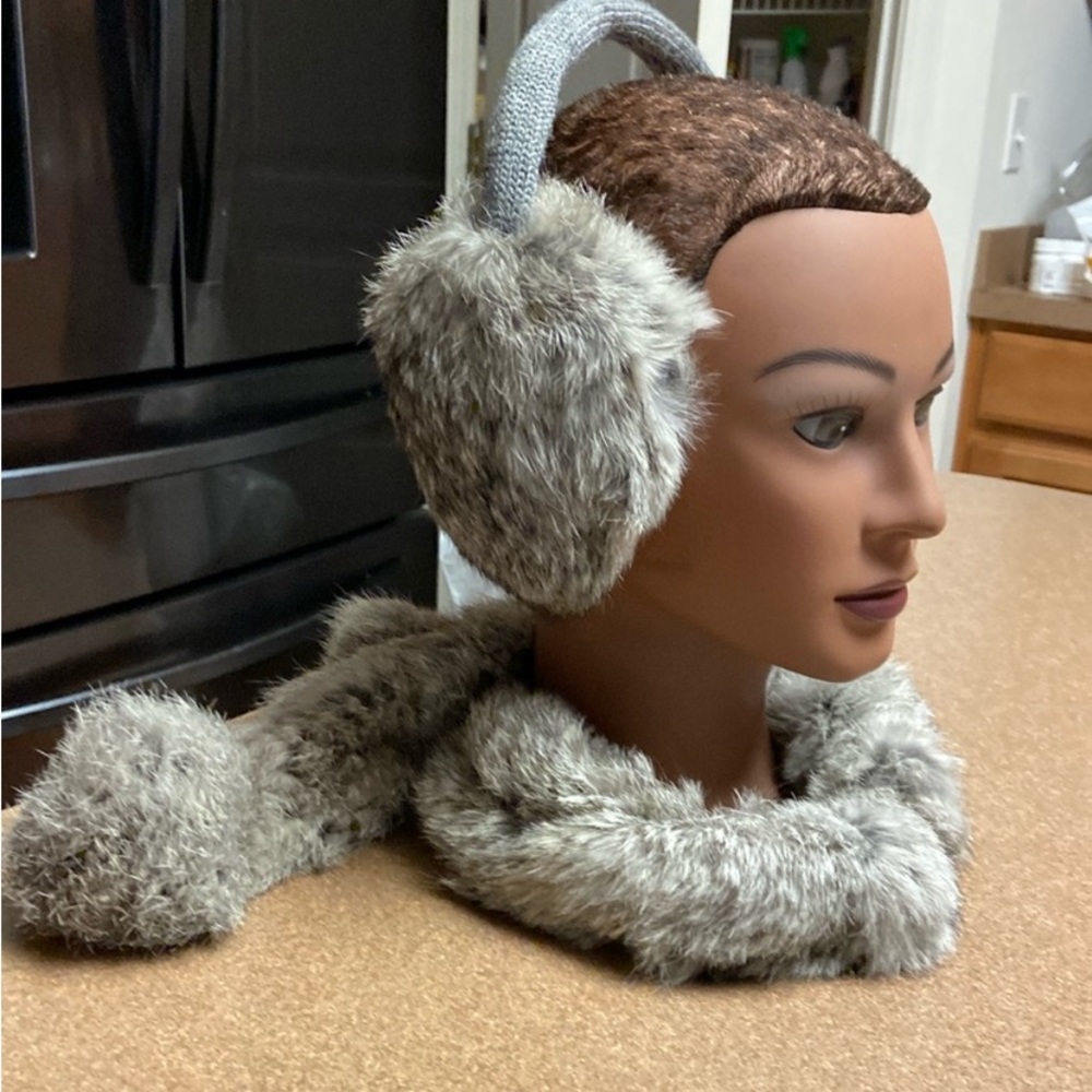 New Genuine Rabbit Fur Coat - Picture 16 of 16